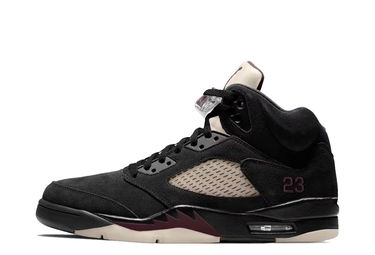 Кецове и обувки Jordan A Ma Maniére x Air Jordan 5 "Black" Черно | FD1330-001, 1