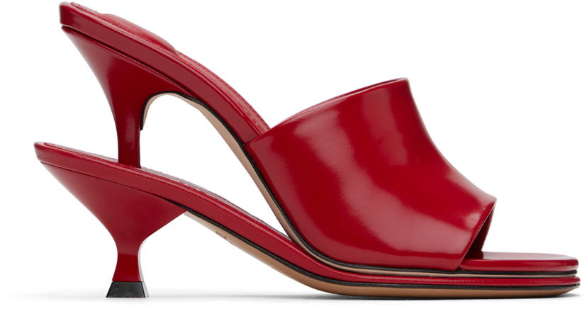 Аксесоари Jacquemus Jacquemus La Casa 'Les doubles mules' Heeled Sandals Червено | 24H243FO160-4036