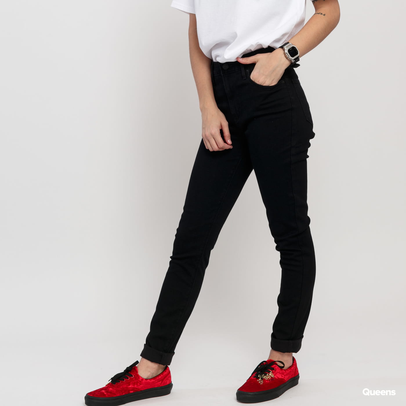 Дънки Levi's 721 High Rise Skinny long shot Черно | 18882-0233, 0
