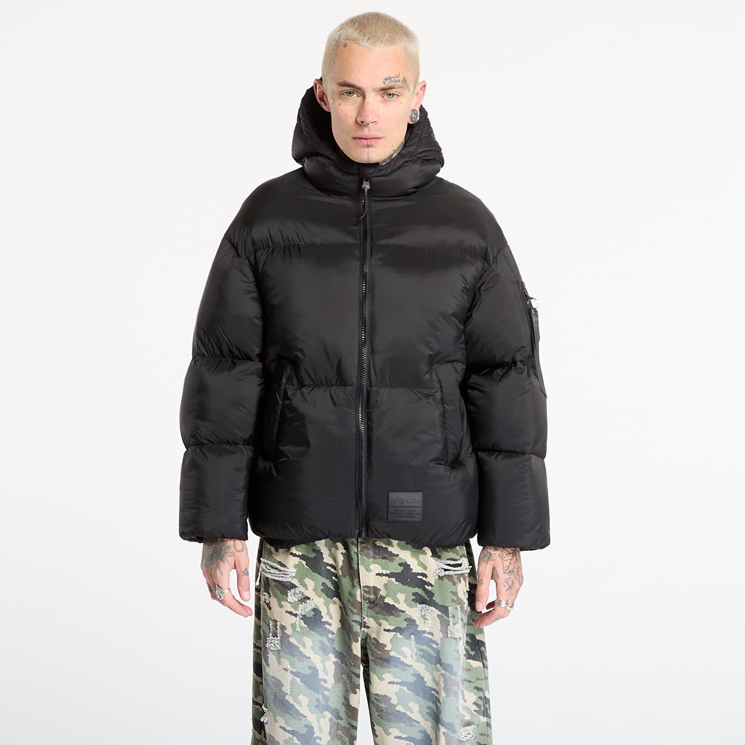 Яке бомбър Alpha Industries Cloud Puffer Bomber Jacket Черно | 148130-03, 0