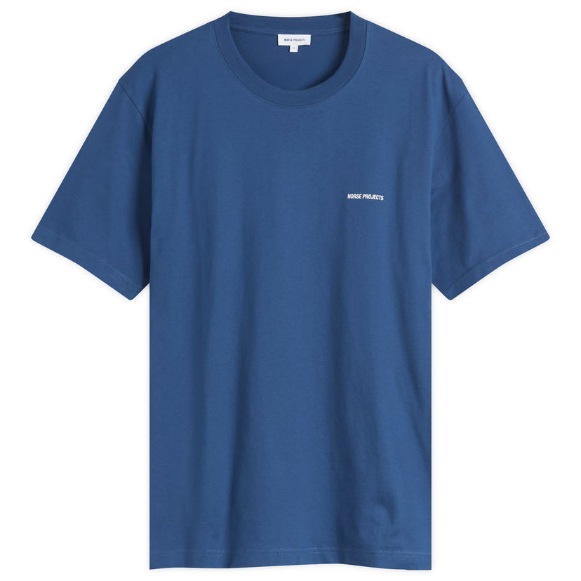 Тениска NORSE PROJECTS Johannes Organic NORSE Logo Print T-shirt Синьо | N01-0684-7190