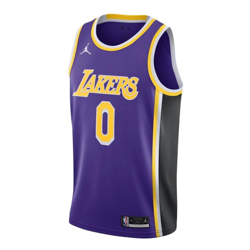 Фланелка Jordan Jordan NBA Lakers Kuzma 0 Retro Basketball Jersey Лилаво | CV9481-506