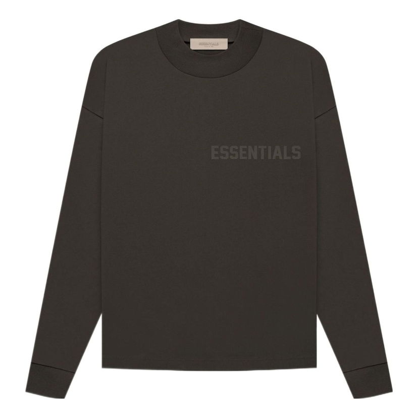 Суитчър Fear of God Essentials Long Sleeve T-Shirt Кафяво | FOG-FW22-911