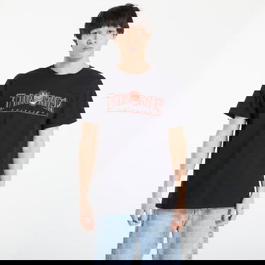 Тениска Thrasher Thrasher x Spitfire Big Head Outline T-Shirt Черно | 145830, 0