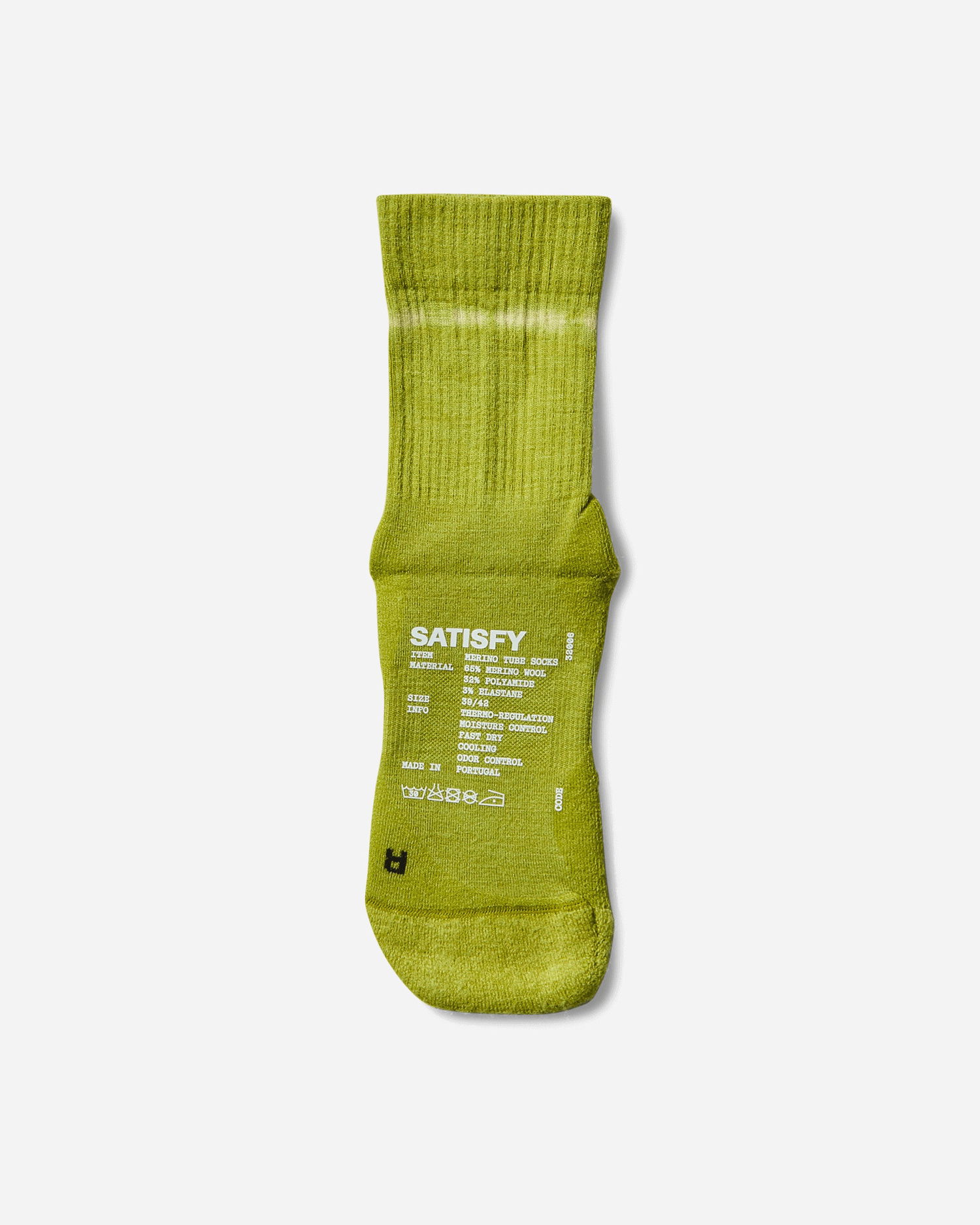 Чорапи Satisfy Merino Nylon Tie Dye Tube Socks Зелено | 32002 TDGG, 1
