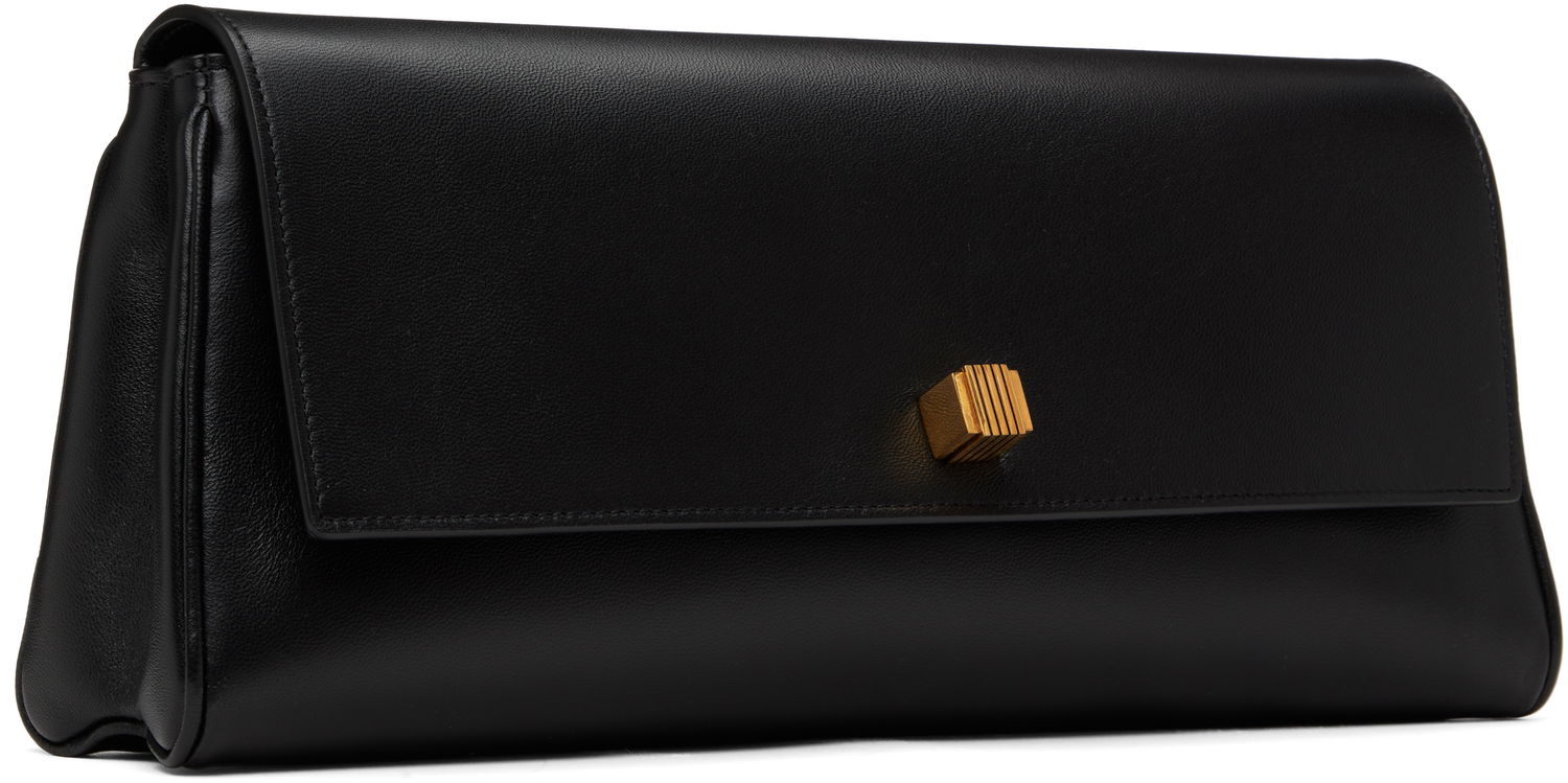 Дамска чанта Khaite Khaite Audrey Leather Clutch Черно | H3033-867, 1