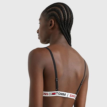 Сутиен Tommy Hilfiger Unlined Lace Triangle Bra Черно | UW0UW03829 BDS, 4