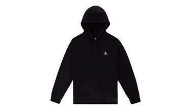 Суитчър Converse Embroidered Star Chevron French Terry Pullover Hoodie Черно | 10020343-A01, 0
