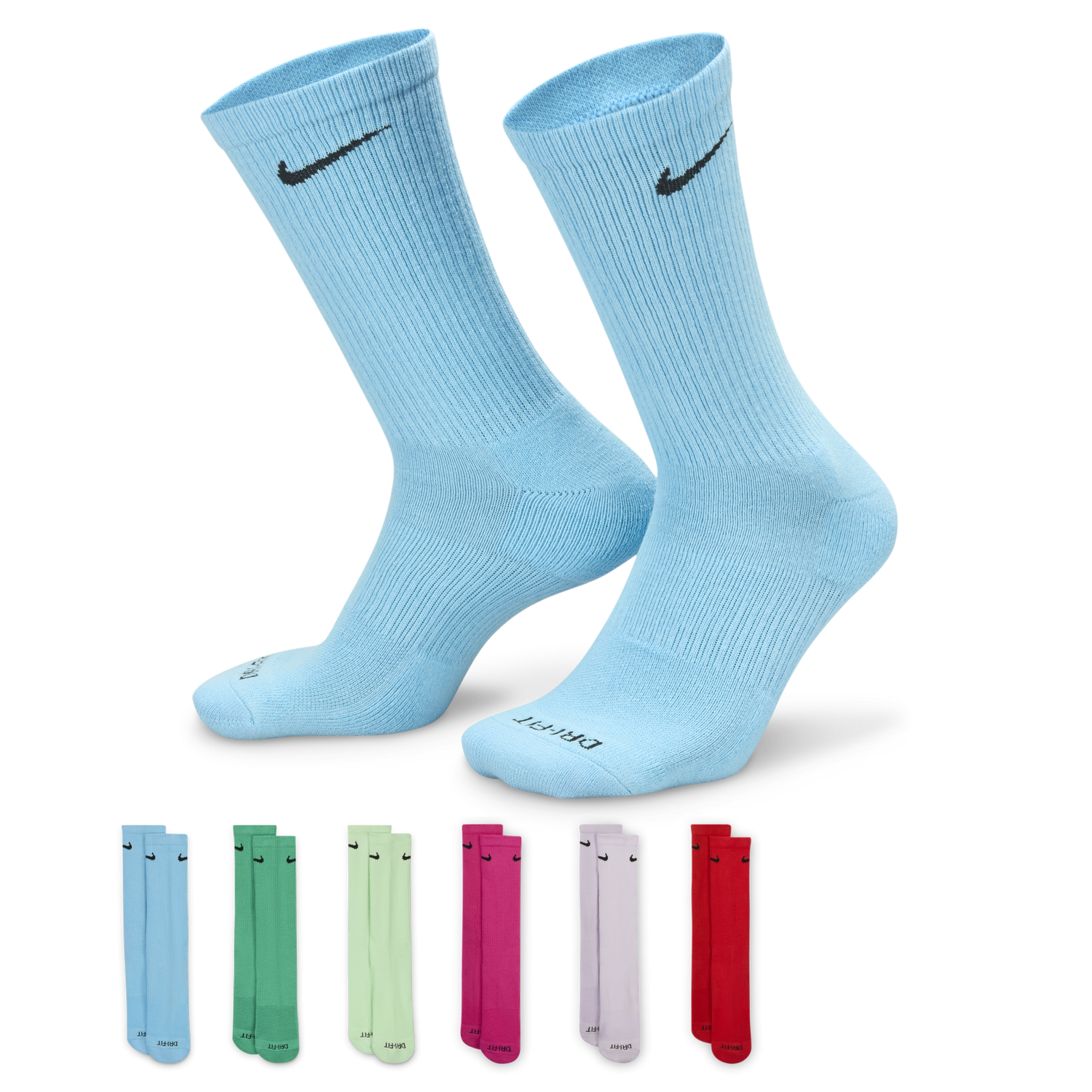 Чорапи Nike Everyday Plus Тюркоазено | SX6897-907, 0