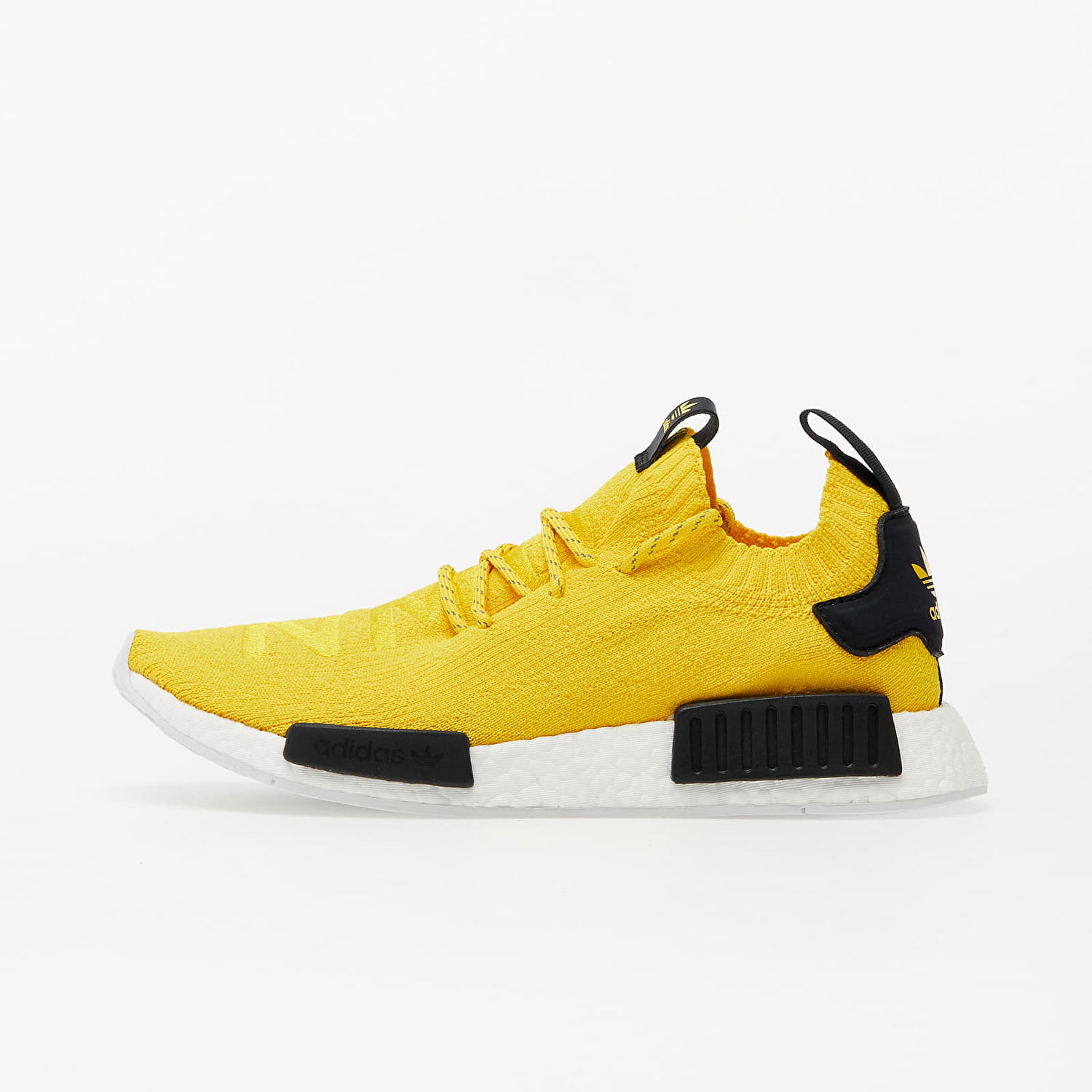 Кецове и обувки adidas Originals NMD_R1 Primeknit Жълто | S23749, 0