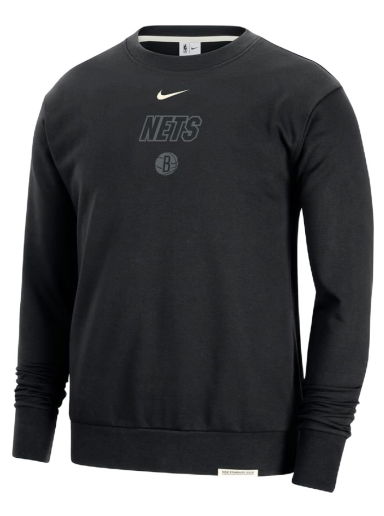 Суитчър Nike Dri-FIT NBA Brooklyn Nets Standard Issue Sweatshirt Черно | DN8579-010