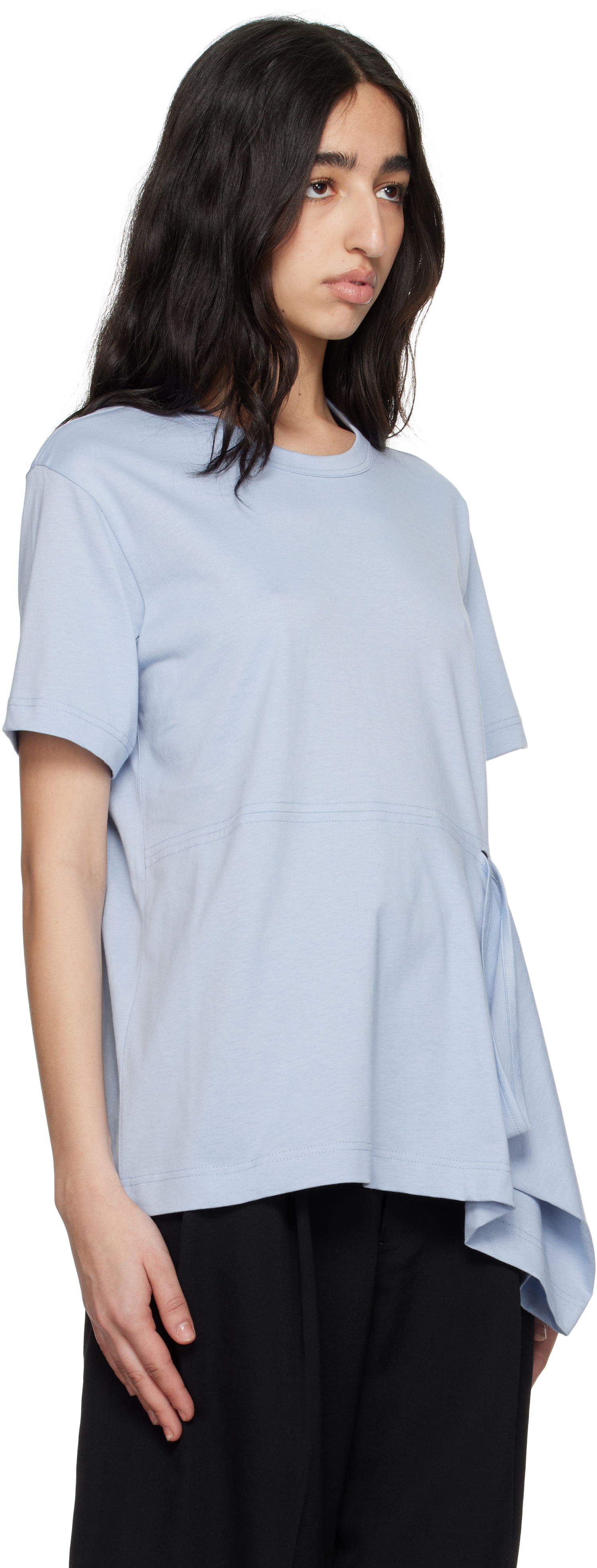 Тениска Comme des Garçons Comme des Garçons Shirt Open Loop T-Shirt Синьо | FO-T022-051, 1