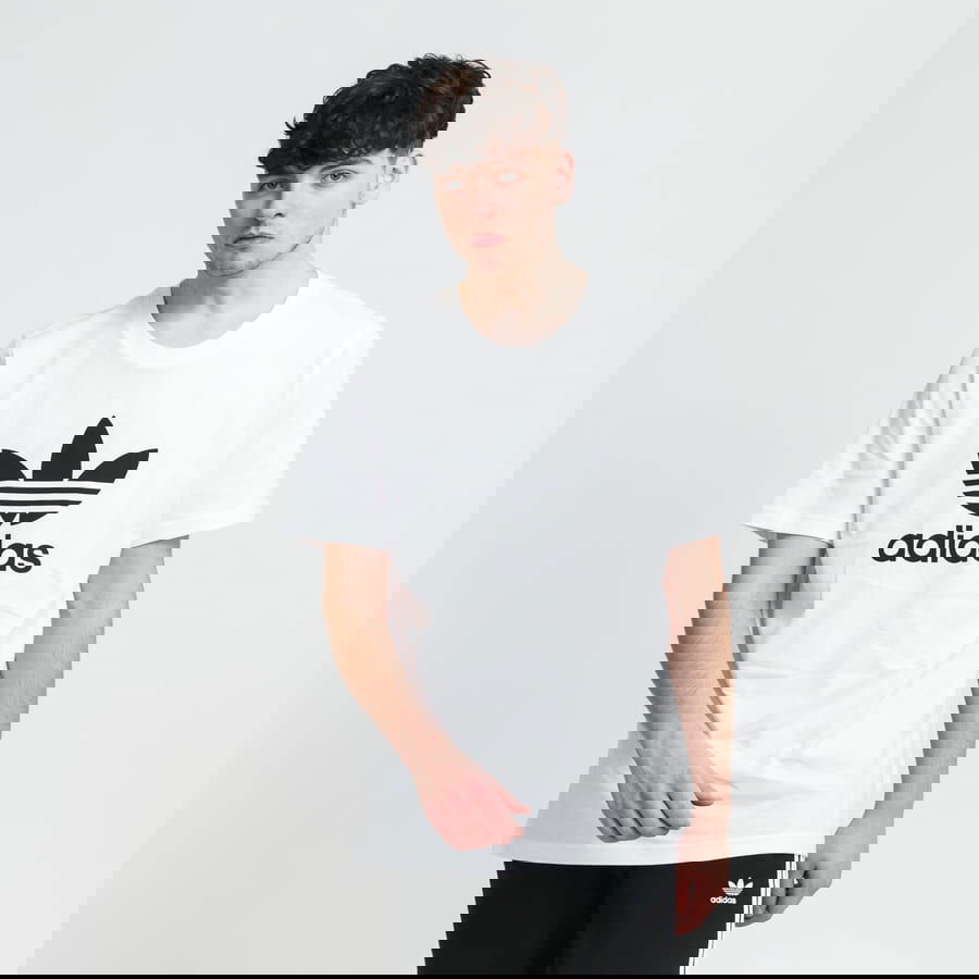 Тениска adidas Originals Trefoil Tee Бяло | GN3463, 0