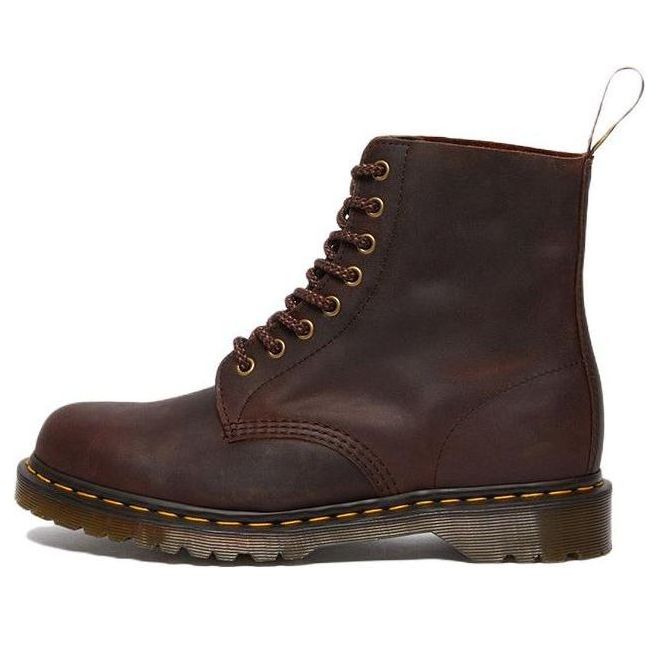 Кецове и обувки Dr. Martens Pascal Waxed Full Grain Leather Lace Up Boots Кафяво | 30670294, 0