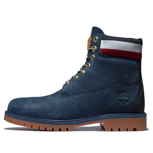 Кецове и обувки Timberland Heritage 6 Inch Cupsole Boots Синьо | A2M59019