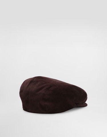 Шапка с козирка Dolce & Gabbana Dolce & Gabbana Velvet Flat Cap Кафяво | GH587AFUVJFR5515, 1