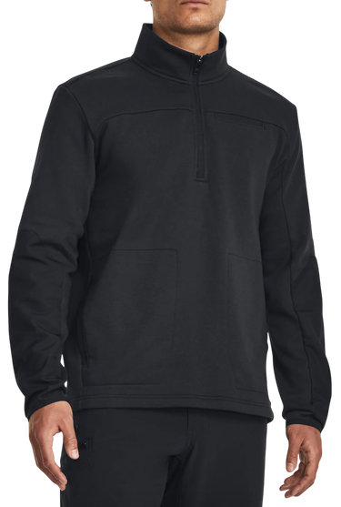Суитчър Under Armour Tac Rival Job Quarter-Zip Pullover Черно | 1379203-001, 0