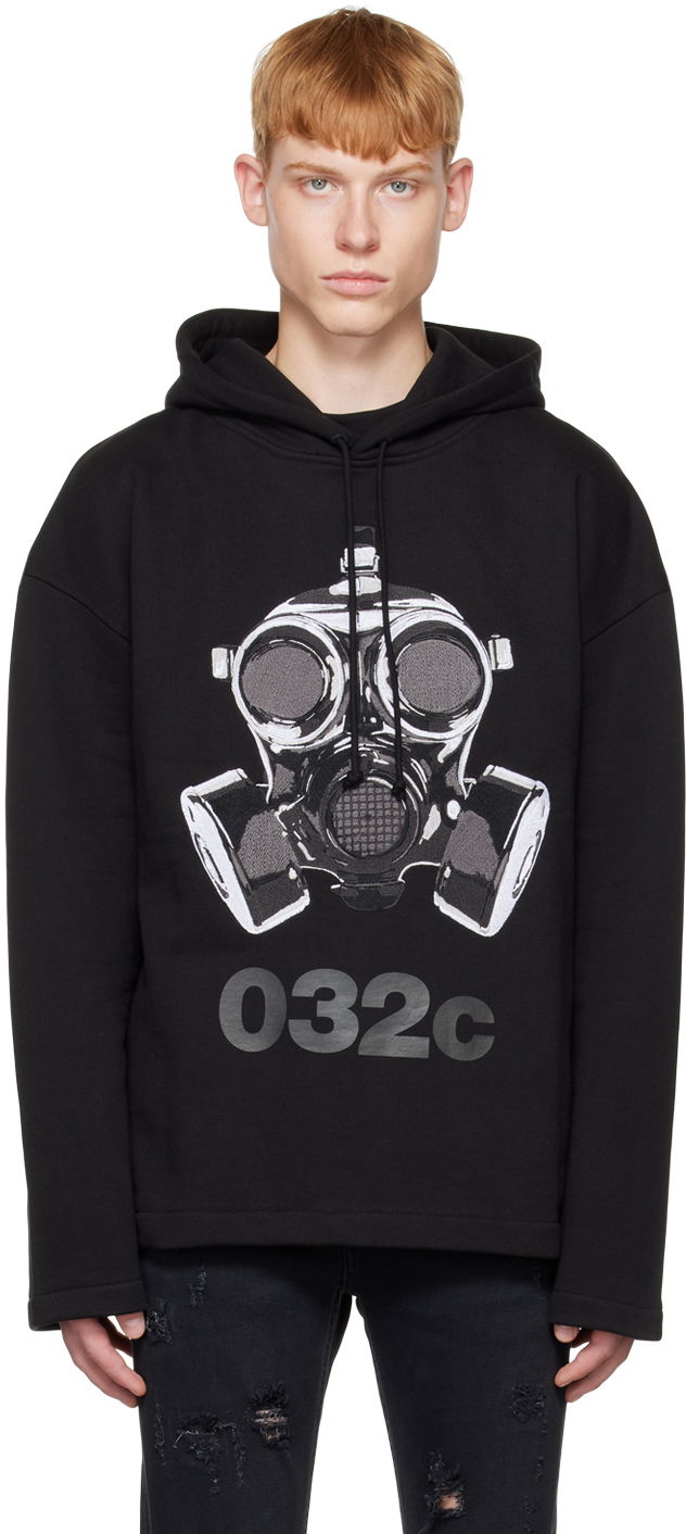 Суитчър 032C Mask Hoodie Черно | FW22-C-2040, 0
