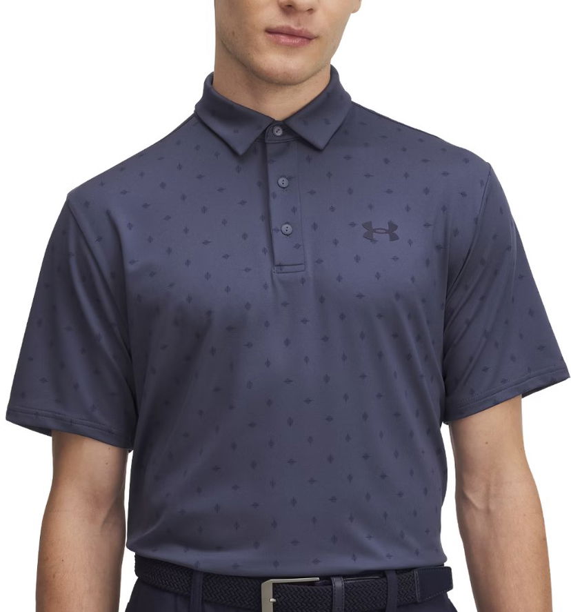 Поло тениска Under Armour Playoff 3.0 Diamond Print Polo Shirt Тъмно синьо | 1378677-046