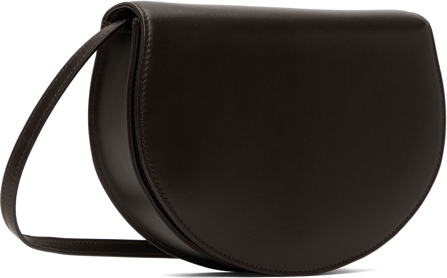 Чанта през рамо The Row The Row Canteen Leather Shoulder Bag Кафяво | W1730-L117, 1