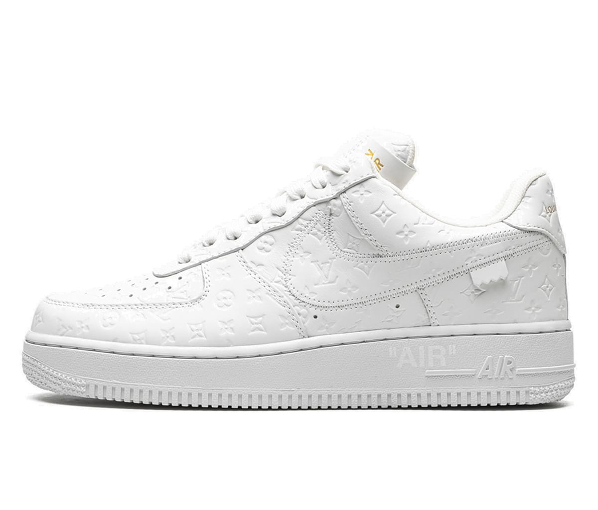 Кецове и обувки Nike Louis Vuitton By Virgil Abloh x Air Force 1 Low Бяло | DD0212, 0