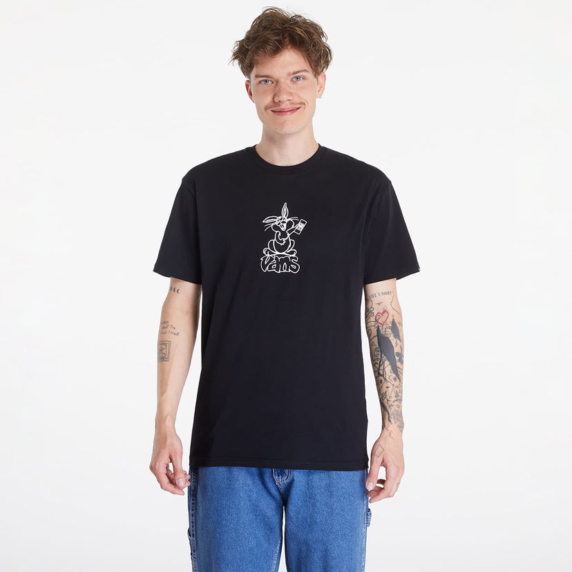 Тениска Vans T-Shirt Crazy Eddy Ss Tee Black Черно | VN000HFNBLK1