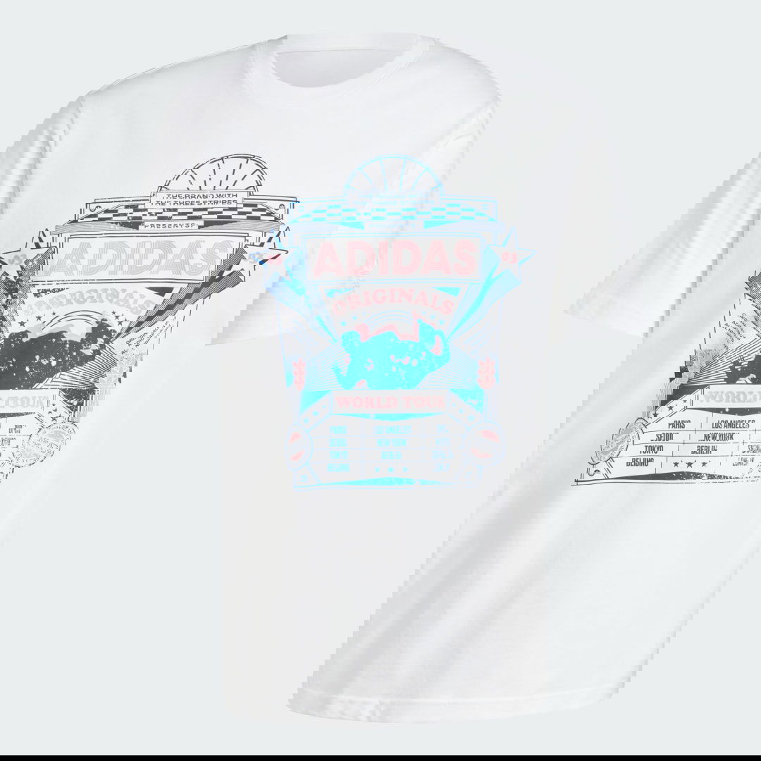 Тениска adidas Performance Graphic T-Shirt Бяло | IX6753, 1
