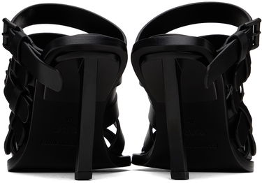 Аксесоари Ann Demeulemeester Ann Demeulemeester Nel Heeled Buckle Strap Mules Черно | 2401-W-H10-LT049-099, 1