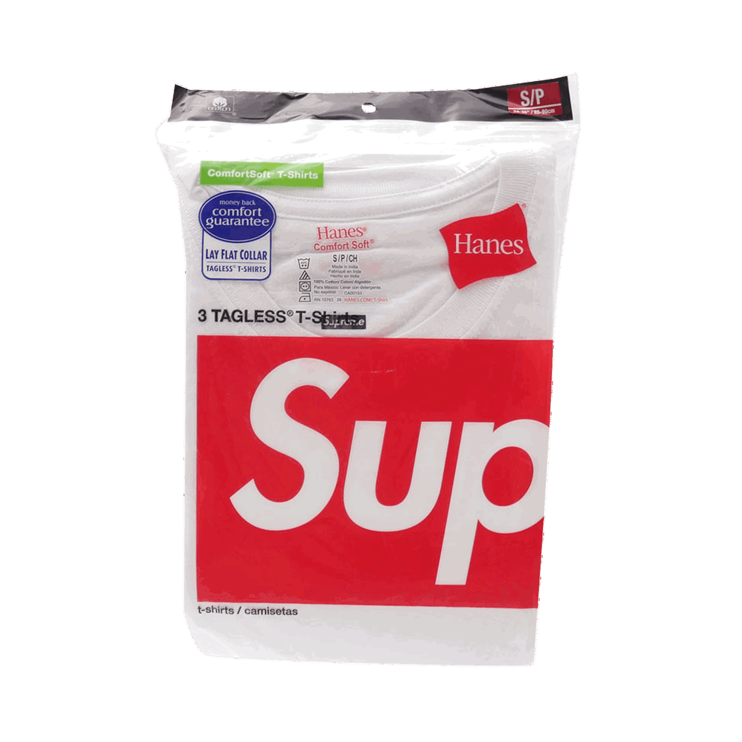 Тениска Supreme Hanes x Tagless Tees (3 Pack) Бяло | SS20A23 WHITE, 0