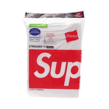 Тениска Supreme Hanes x Tagless Tees (3 Pack) Бяло | SS20A23 WHITE, 0