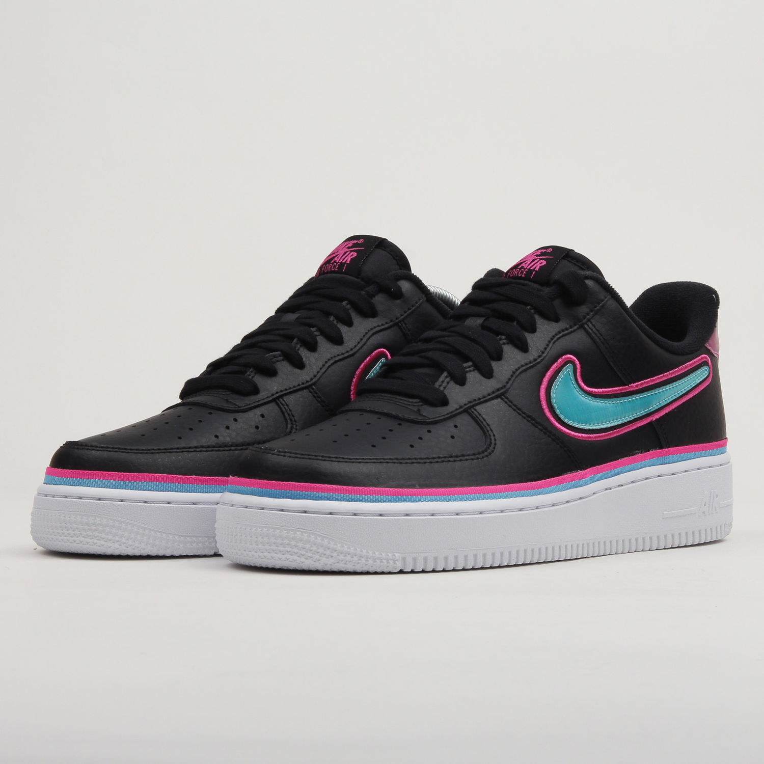 Кецове и обувки Nike Air Force 1 '07 LV8 Sport ''South Beach'' Черно | AJ7748-002, 1