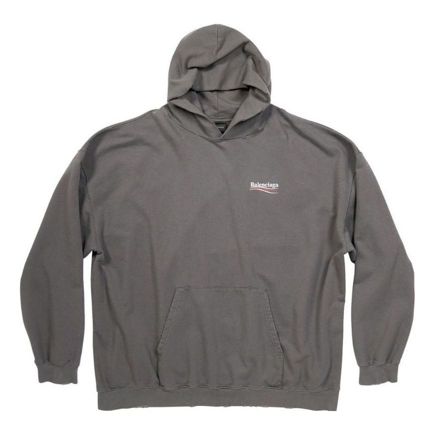 Суитчър Balenciaga Large Fit Political Campaign Hoodie Сиво | 620973TNVG6, 0