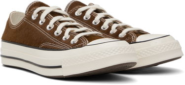 Кецове и обувки Converse Chuck 70 Premium Leather Кафяво | A13837C, 3