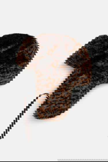 Шапка Kangol Leopard Print Faux Fur Trapper Hat Кафяво | K4266ST.LEOPARD, 2