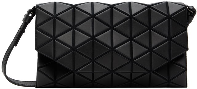 Geometric Patterned Matte Shoulder Bag