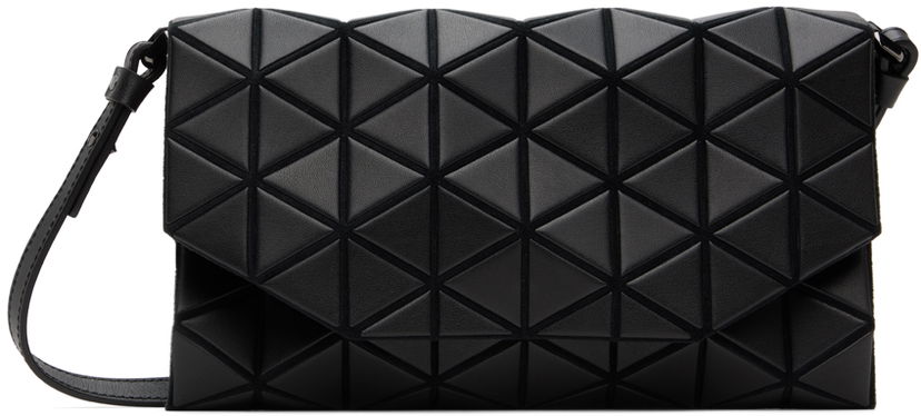 Чанта през рамо BAO BAO ISSEY MIYAKE Geometric Patterned Matte Shoulder Bag Черно | BB48AG201