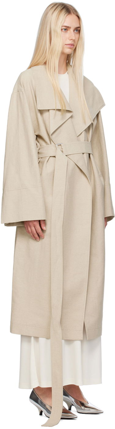 Тренчкот TOTEME Totême Signature Trench Coat Бежово | 243-WRO3318-FB0196, 1