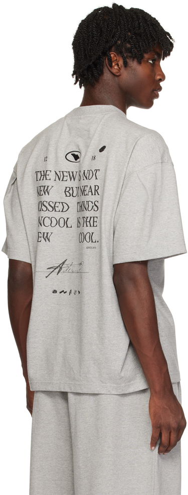 Тениска ADER ERROR Embroidered Logo T-Shirt Сиво | BMADFWTS0103GR, 2