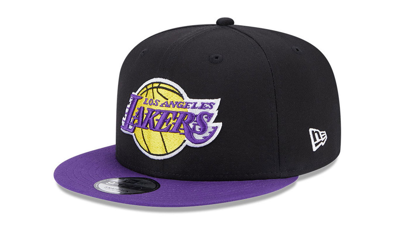Шапка с козирка New Era LA Lakers Team Side Patch 9FIFTY Snapback Cap Черно | 60364386, 0