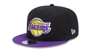 Шапка с козирка New Era LA Lakers Team Side Patch 9FIFTY Snapback Cap Черно | 60364386, 0