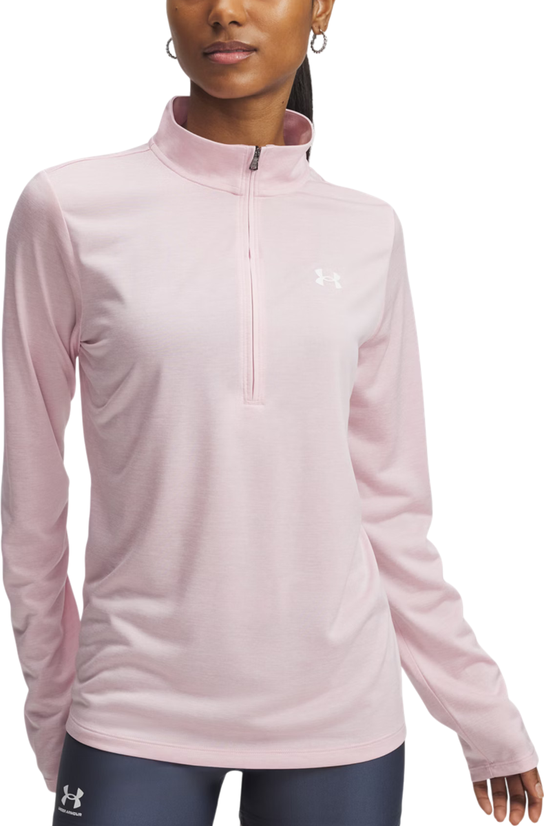 Тениска Under Armour Under Armour Tech 1/2 Zip Twist Top Розово | 1384225-647, 0