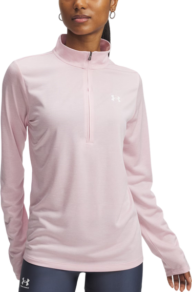Тениска Under Armour Under Armour Tech 1/2 Zip Twist Top Розово | 1384225-647, 0