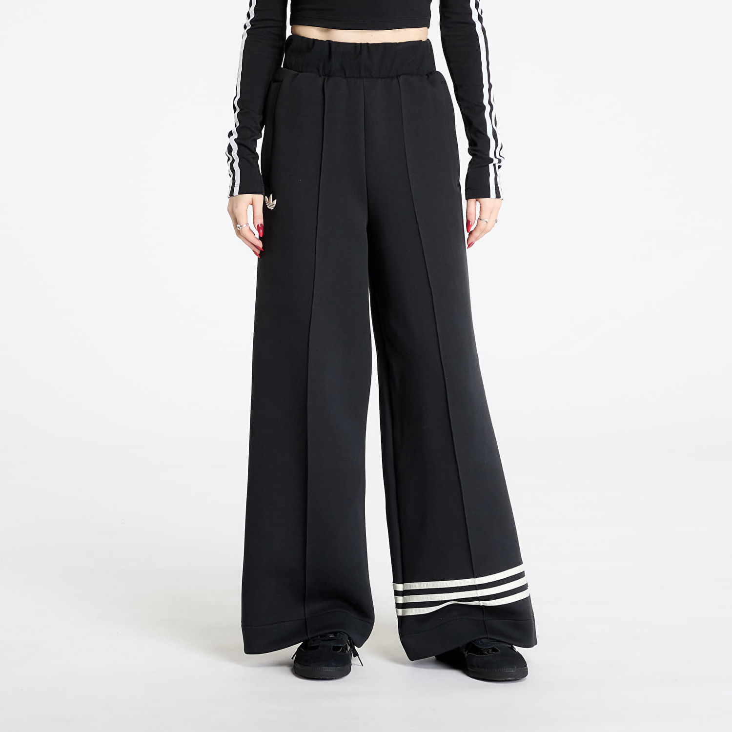 Спортни панталони adidas Originals Neuclassics Black Wide Leg Track Pants Черно | JI8516, 0