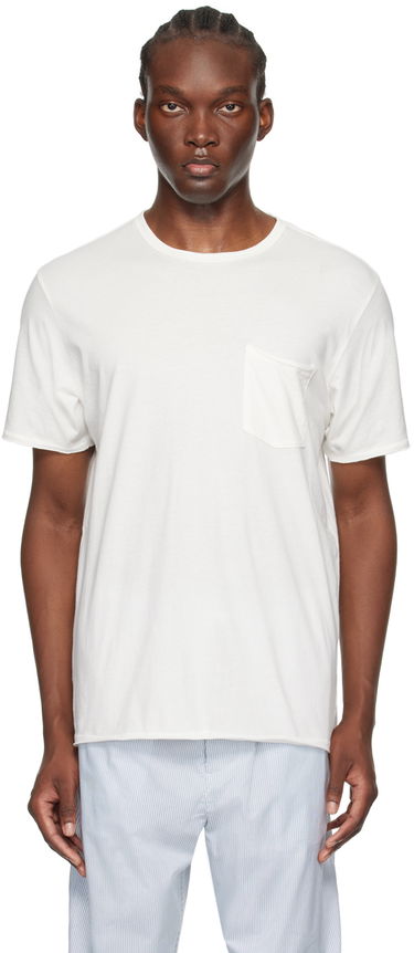 Тениска rag & bone Miles Pocket T-Shirt Бяло | MBC21PT0236N23, 0