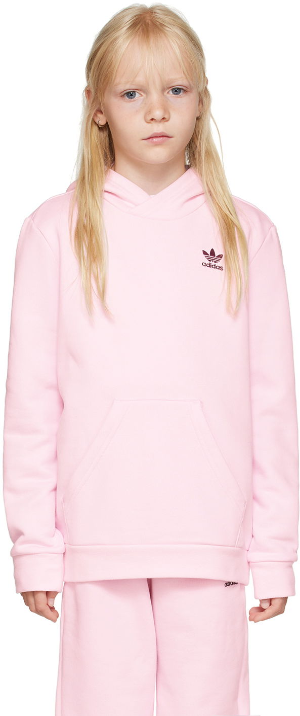 Суитчър adidas Originals Adicolor Big Hoodie Розово | IJ9715, 0