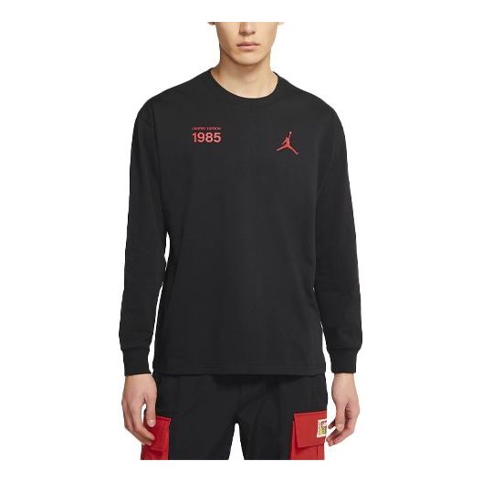 Тениска Jordan Air Jordan Loose Fit Long Sleeve T-Shirt Черно | DM3544-010