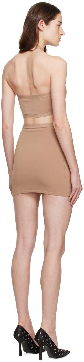 Pокля Alexander Wang Alexander Wang Halter Mini Dress Бежово | 4KC1236038, 2