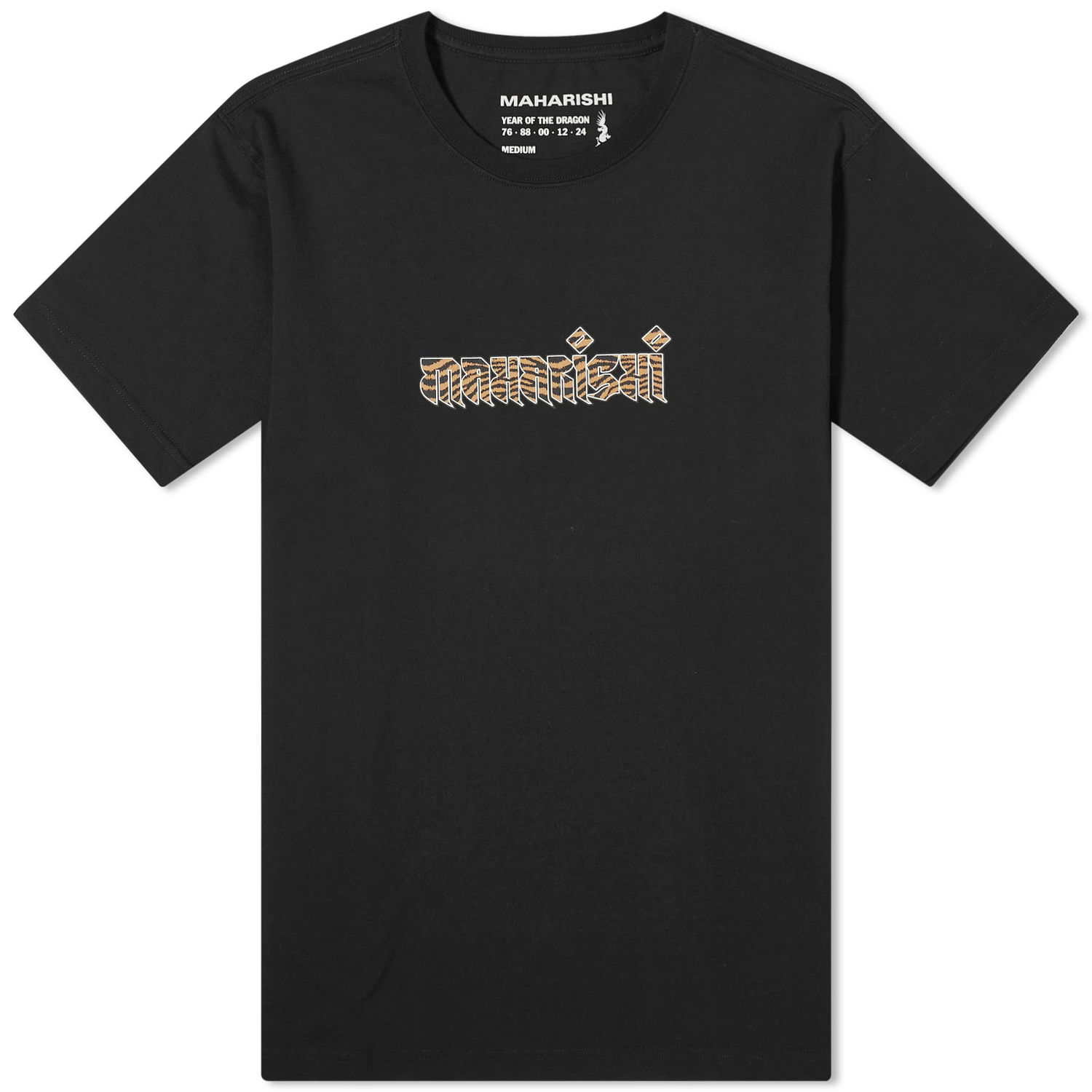 Тениска Maharishi Tiger Fur Calligraphy T-Shirt Черно | 1296-BLK, 0