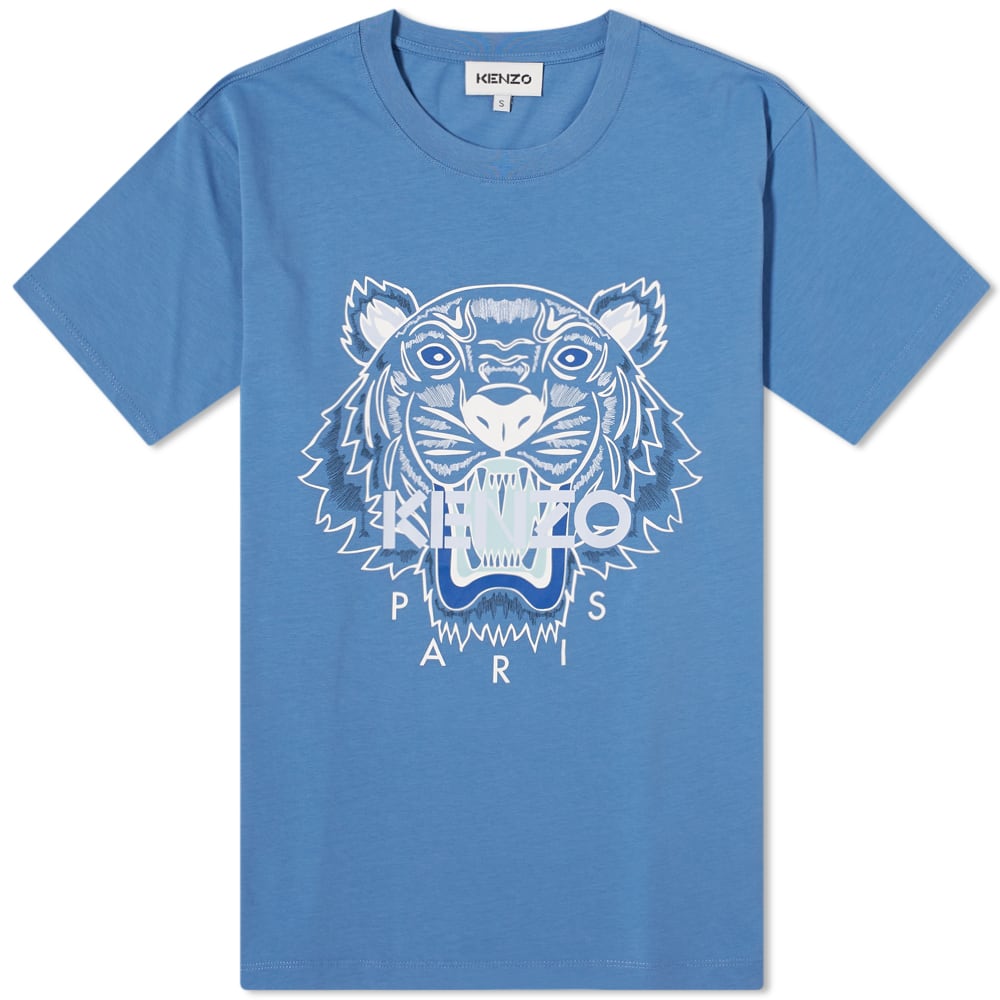 Тениска KENZO Kenzo Classic Tiger T-Shirt Синьо | FB65TS0204YA-72, 0