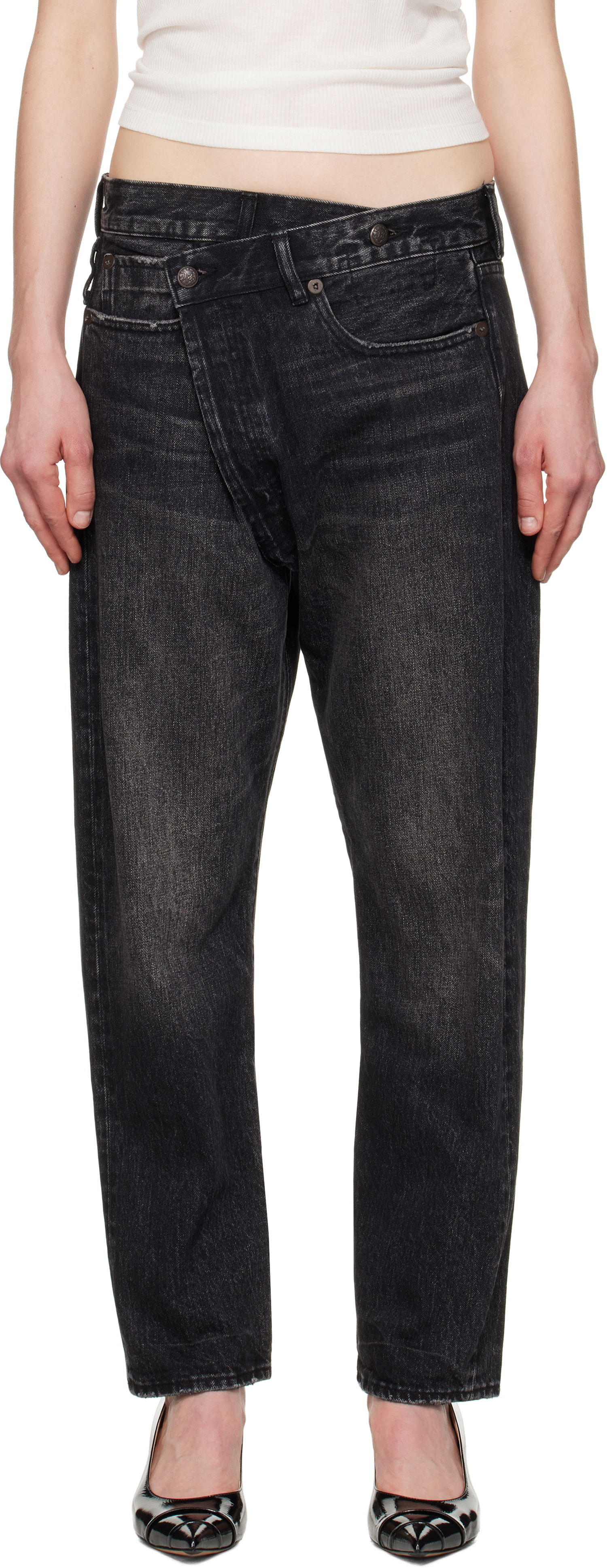 Дънки R13 R13 Crossover Jeans Черно | R13W2048-D274A, 0